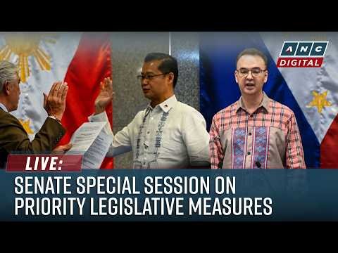 Senate Opens Special Session to Advance Social Protection Bills as Leadership Battle Intensifies