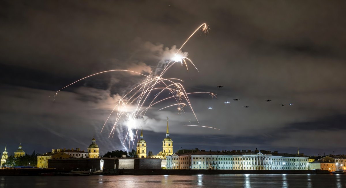 Ukraine Fires Wave of Drones at Russia on Last Day of Key Economic Forum