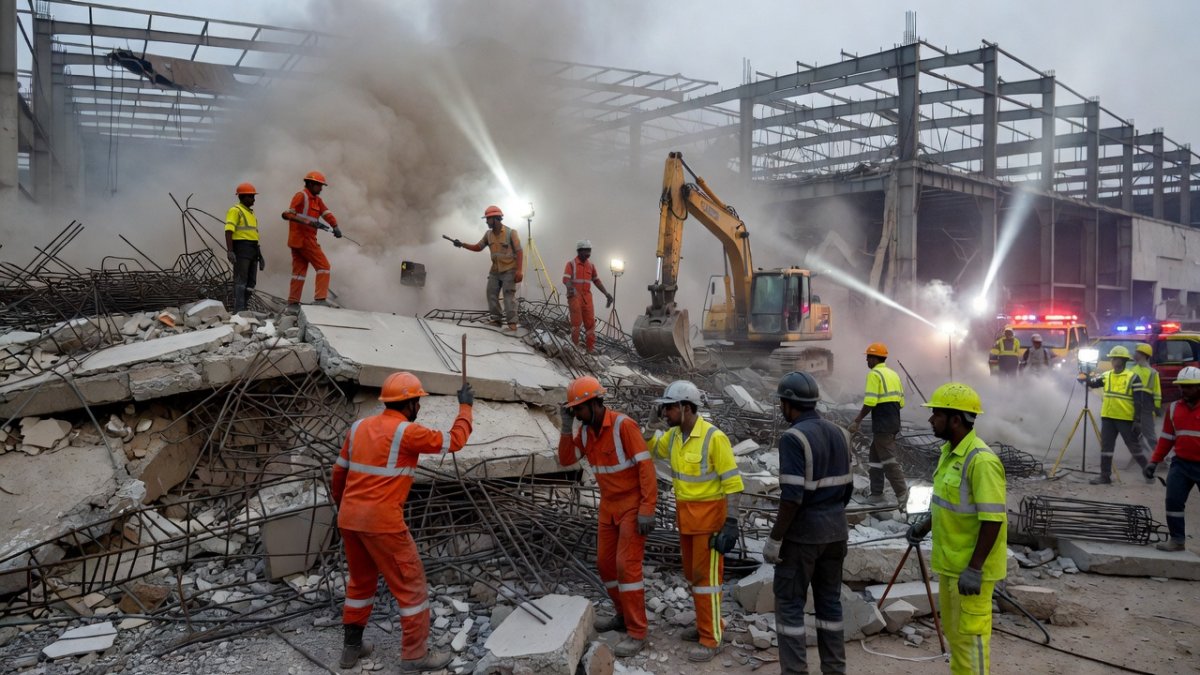 Kolkata Taratala Warehouse Collapse: 5 Dead, Rescue Operations Underway