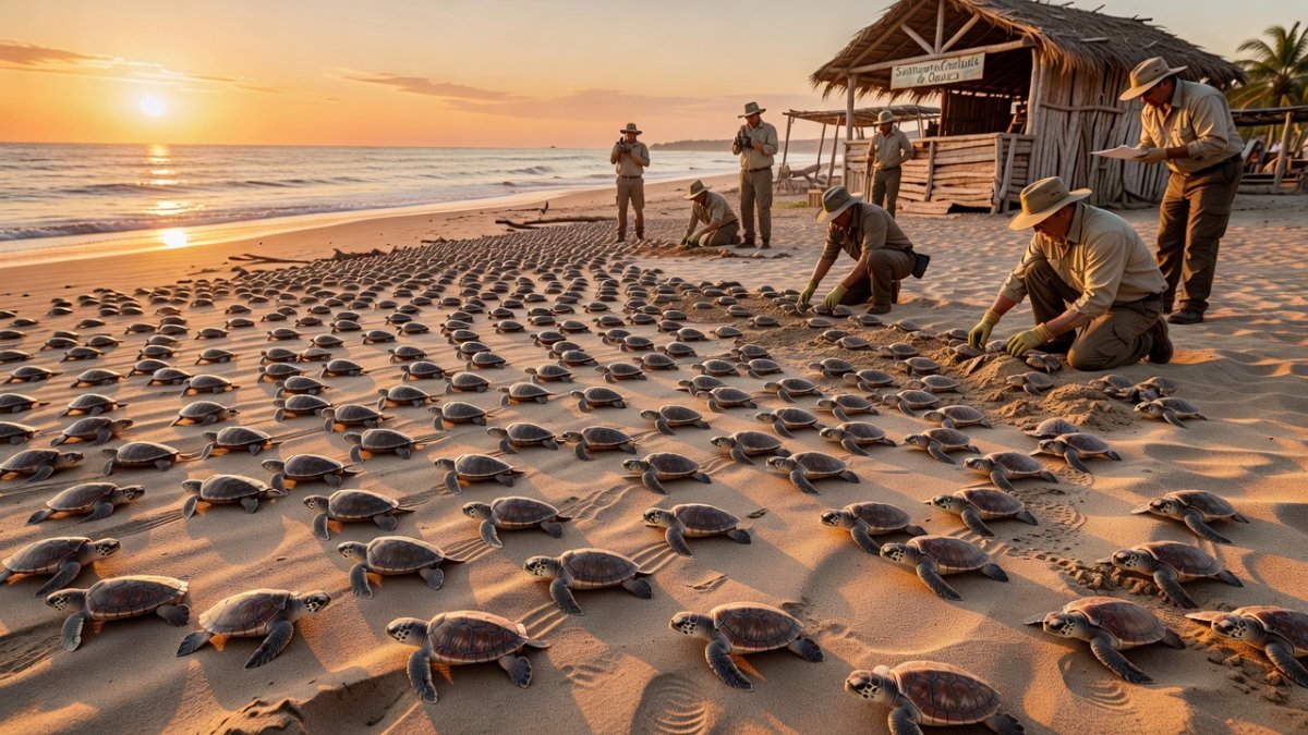 Record Olive Ridley Nesting Season on Oaxaca Coast
