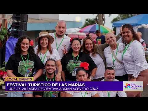 One Caribbean Television coverage of the Festival Turístico de Las Marías tourism event in Puerto Rico