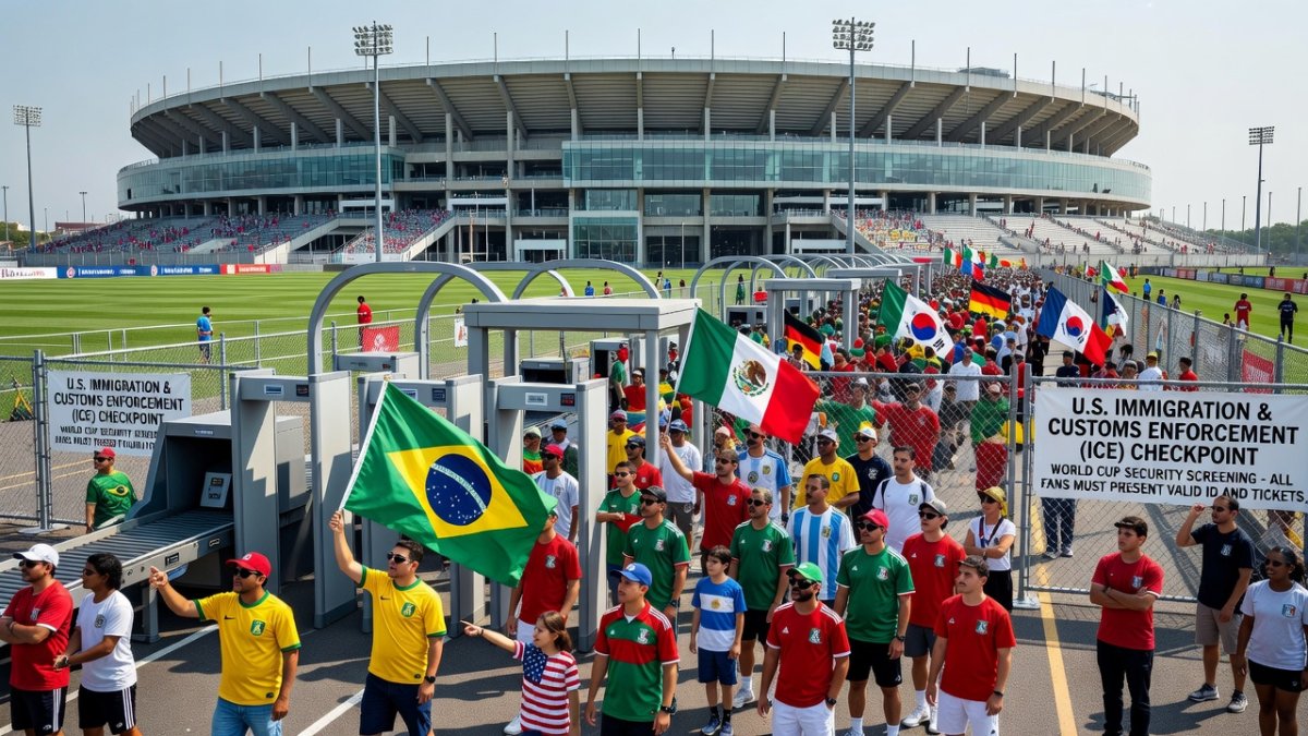 World Cup fans and officials facing immigration scrutiny at US airport