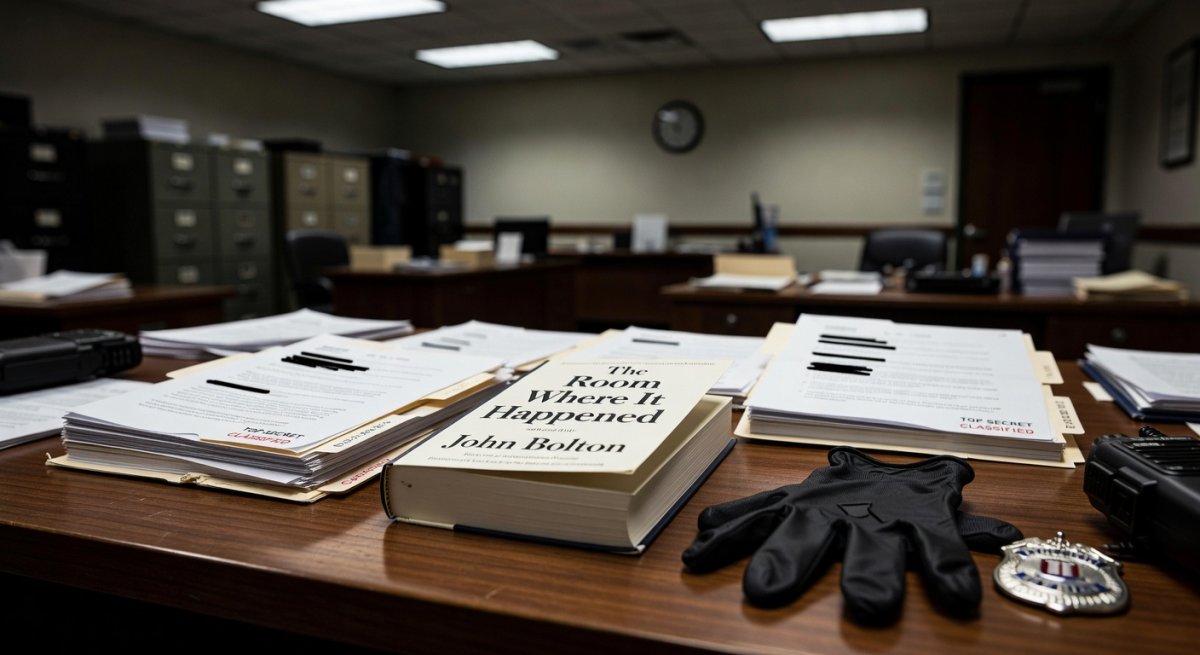 The Room Where It Happened book and classified documents