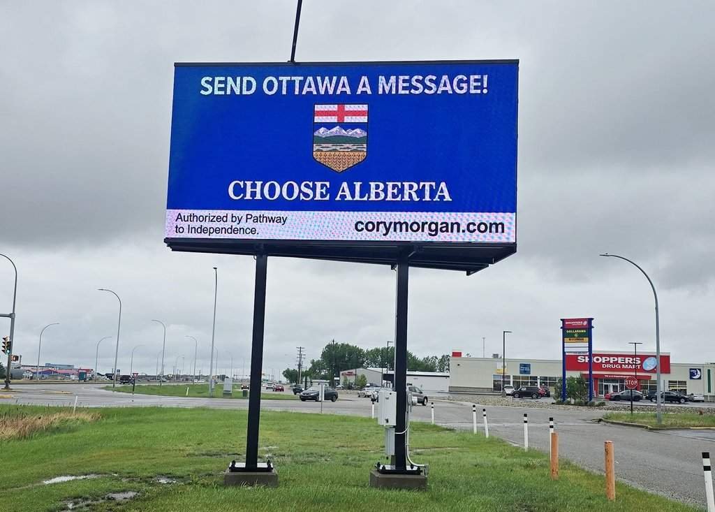 Taber Billboard Defies Removal Order Over Alberta Referendum