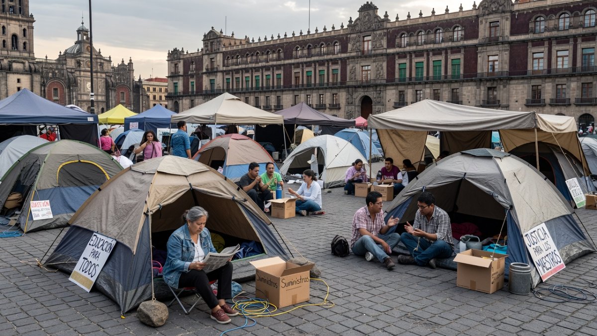 CNTE Teachers End 19-Day Mexico City Protest Over Pensions