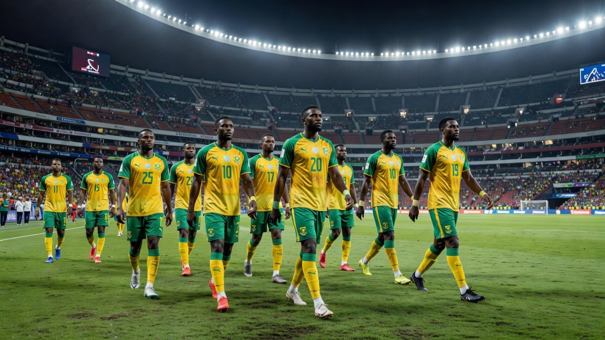 Bafana Bafana after World Cup 2026 opening defeat against Mexico