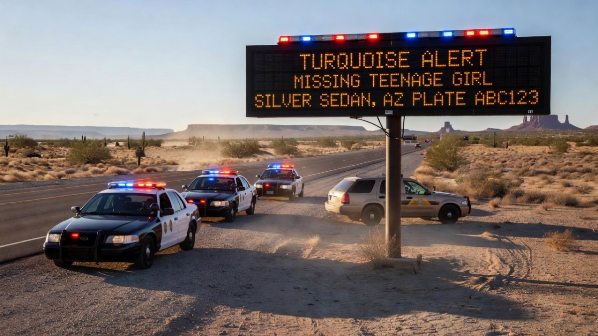 Turquoise Alert System Lights Up Arizona After Teen Goes Missing