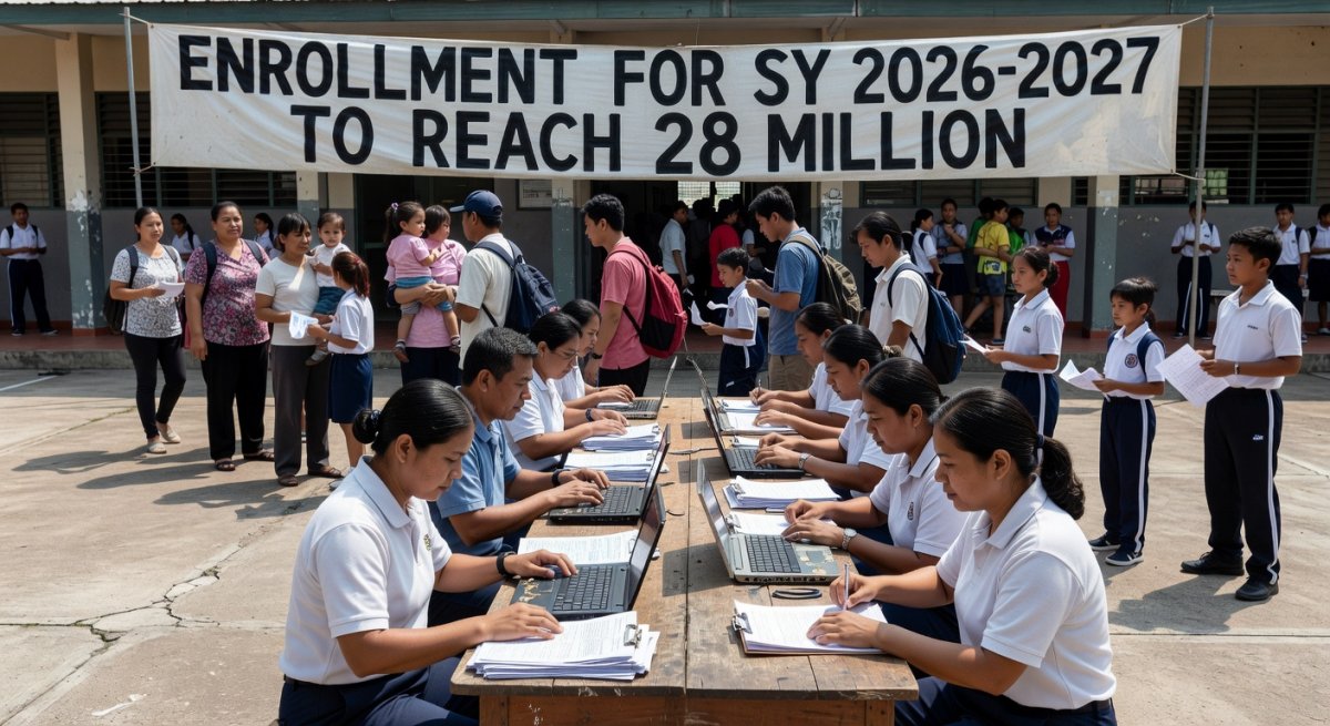 Enrollment for SY 2026-2027 to reach 28 million