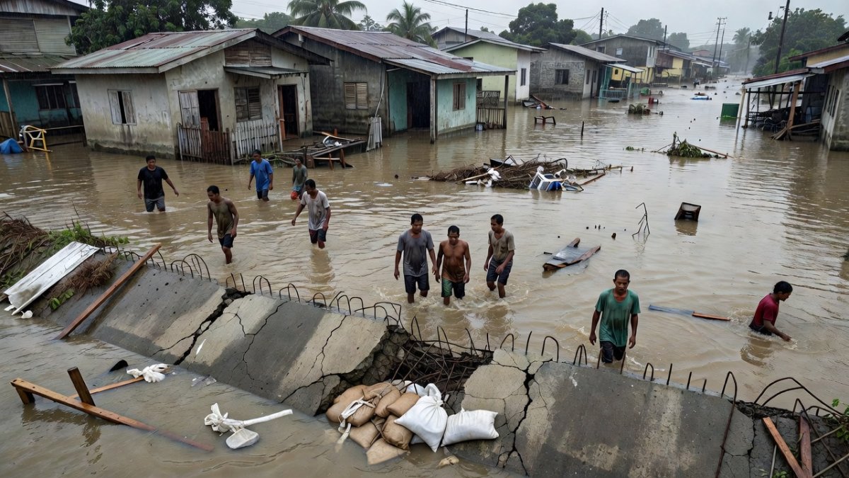 Flood control infrastructure in the Philippines