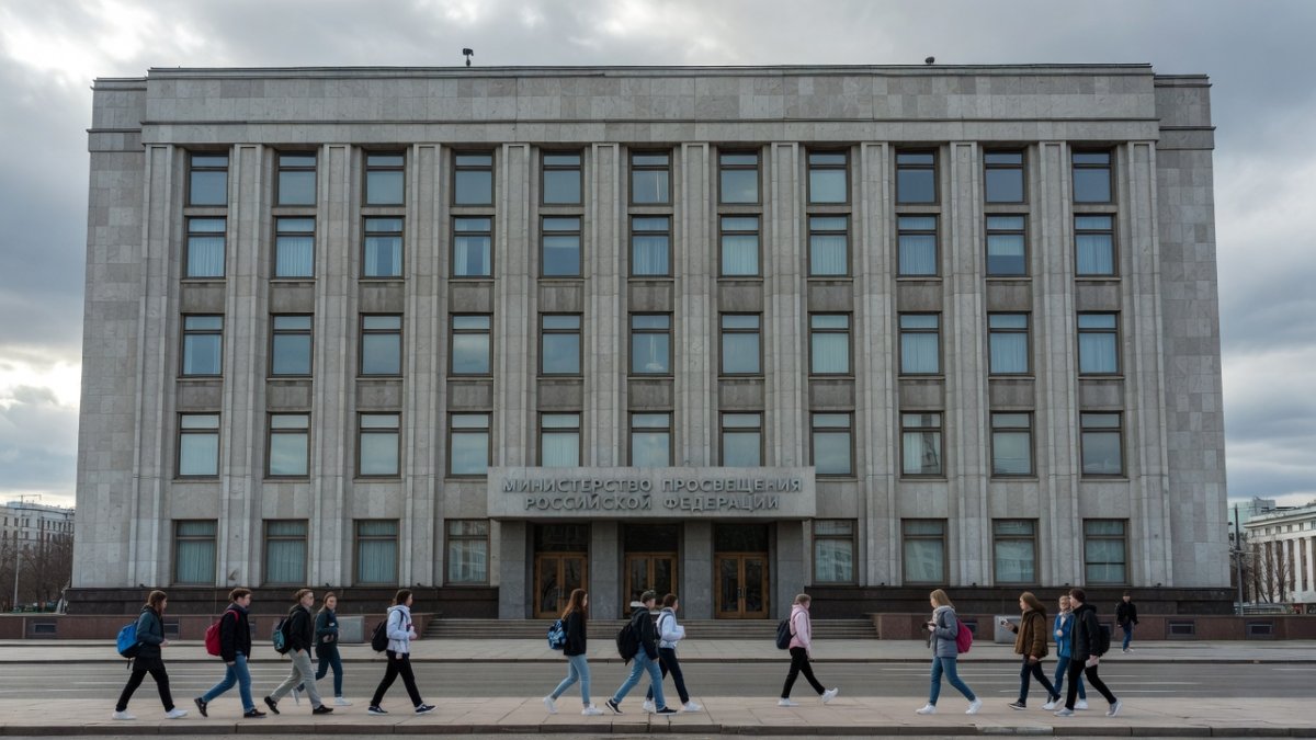 Russian Ministry of Education building in Moscow