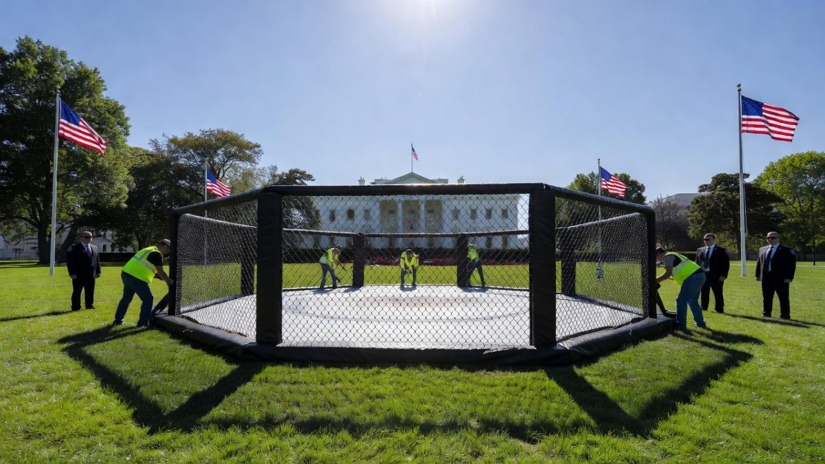 Trump's 80th Birthday: UFC at the White House vs. No Kings Protests