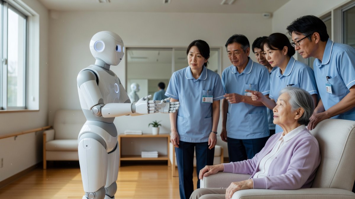 AIREC humanoid nursing robot prototype under development at Waseda University