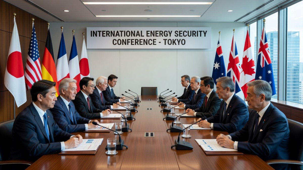 Japanese government officials at the Indo-Pacific Energy Security Ministerial and Business Forum in Tokyo, March 2026