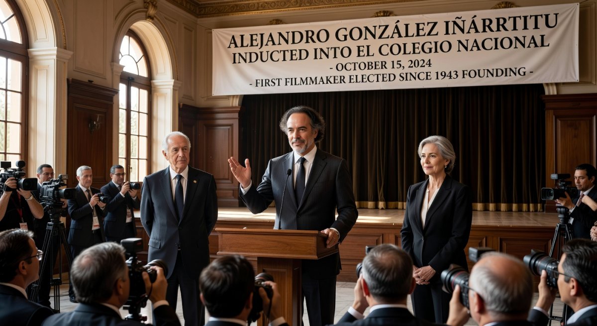 González Iñárritu is the first filmmaker to join Mexico’s most prestigious intellectual academy