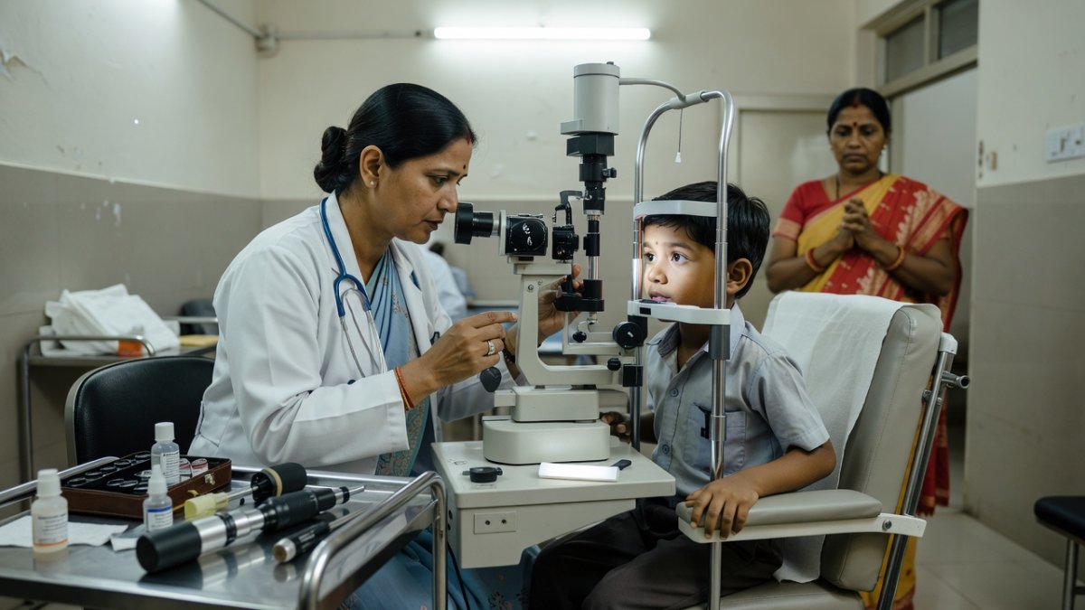 AIIMS Bhopal confirmed irreversible vision loss due to incorrect medication at a government hospital in Sagar