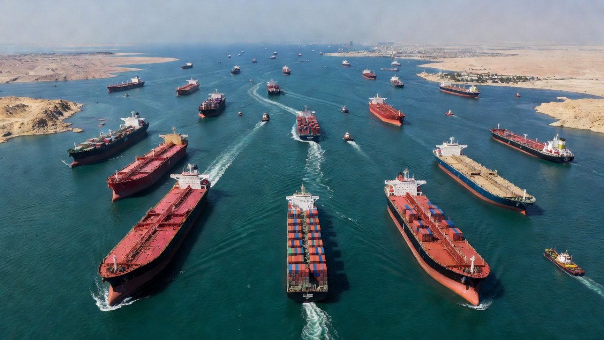Oil tanker traffic in the Strait of Hormuz, the strategic maritime chokepoint