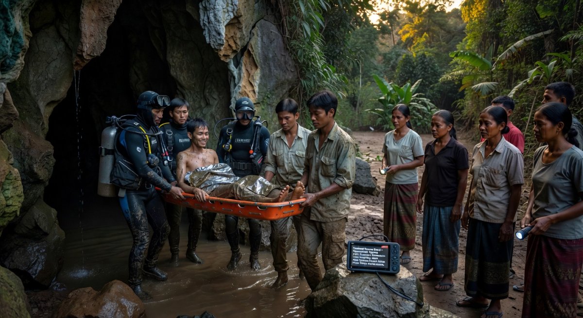 Laos Cave Rescue: First Survivor Brought Out in Xaisomboun Province