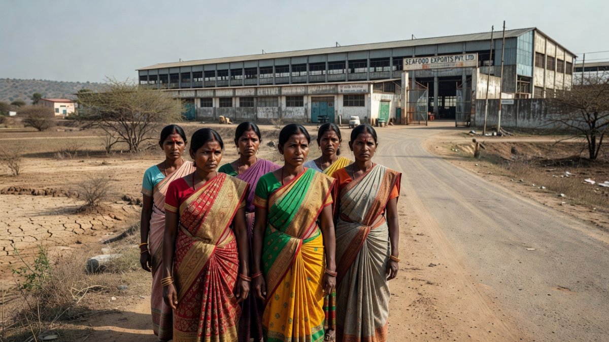 Migrant women workers from Assam, Odisha and Jharkhand employed at seafood processing factories in Tamil Nadu