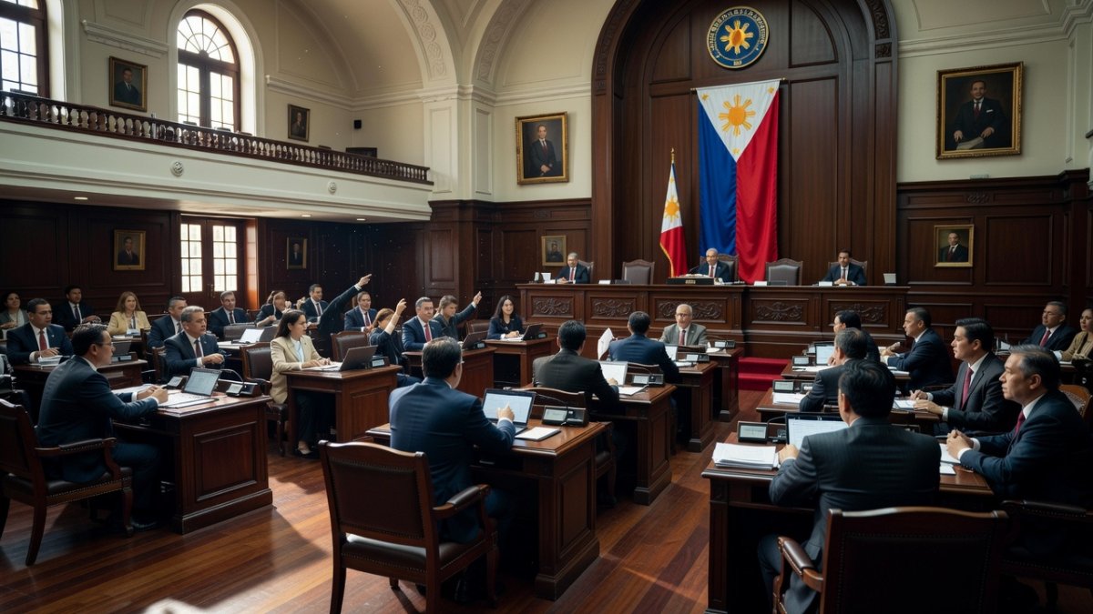 Philippine senators convene for special session under Proclamation 1318