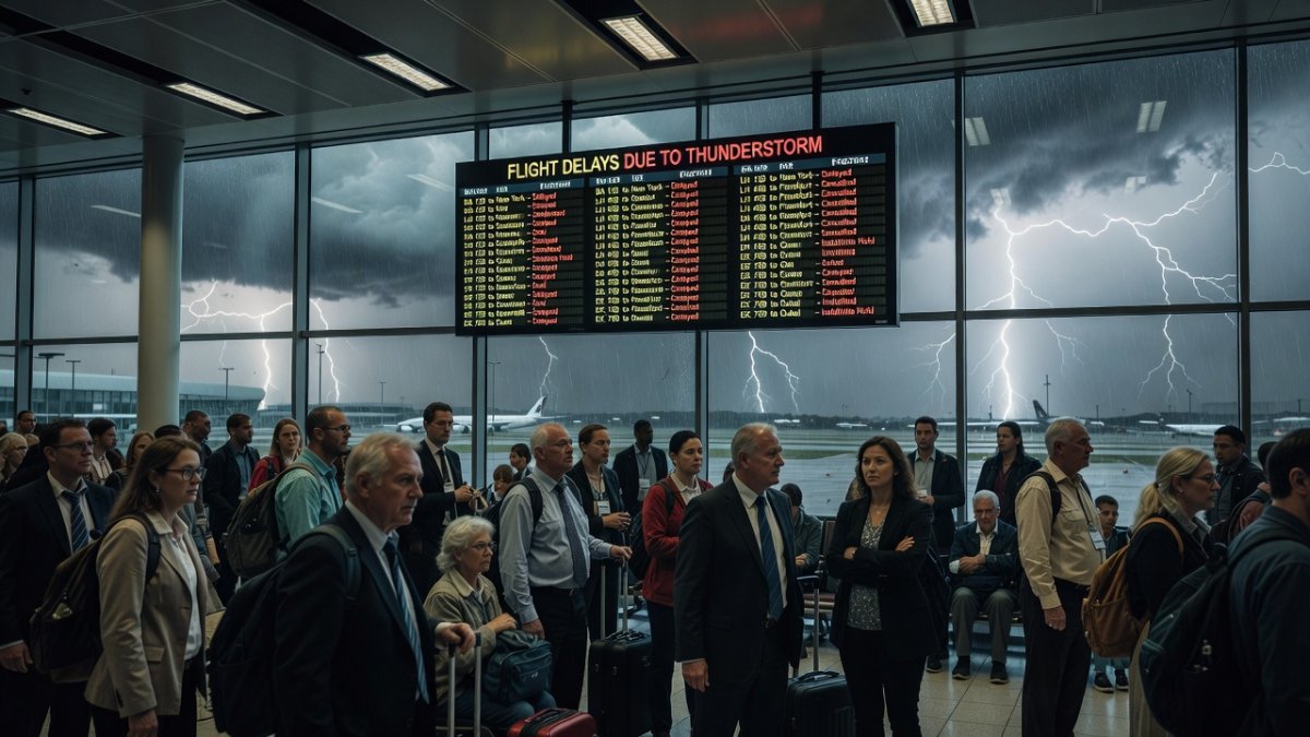 Transport disruption at Heathrow during June 2026 heatwave and thunderstorms
