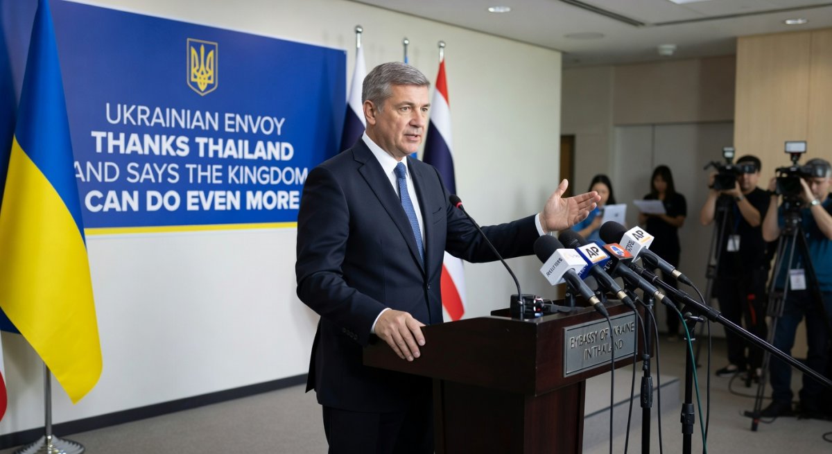 ​Ukrainian Envoy Thanks Thailand And Says the Kingdom Can Do Even More