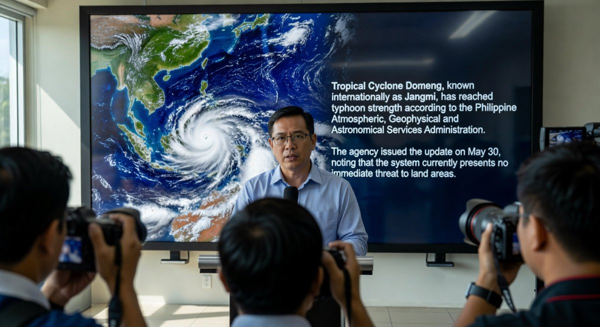 'Domeng' now a typhoon