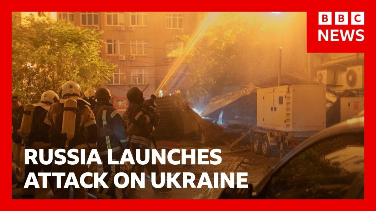 BBC News report on Russian attack on Kyiv