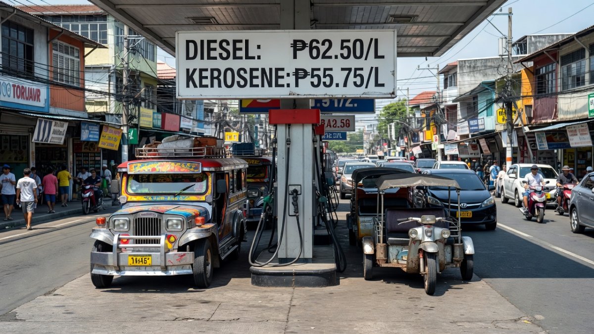 Diesel and Kerosene Prices Jump Over P10 per Liter July 21