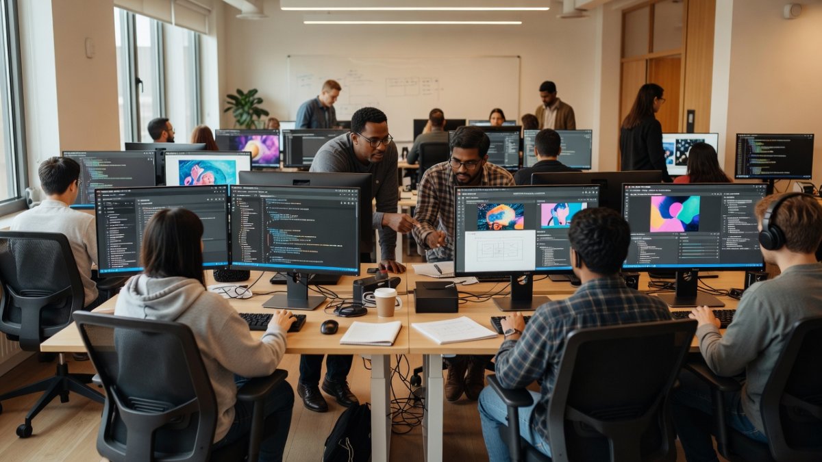 Open source community collaboration on AI development