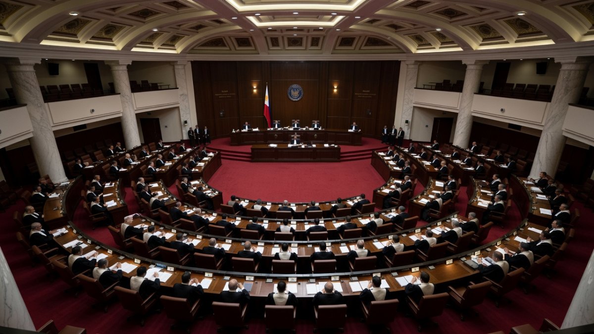 Senate impeachment court session