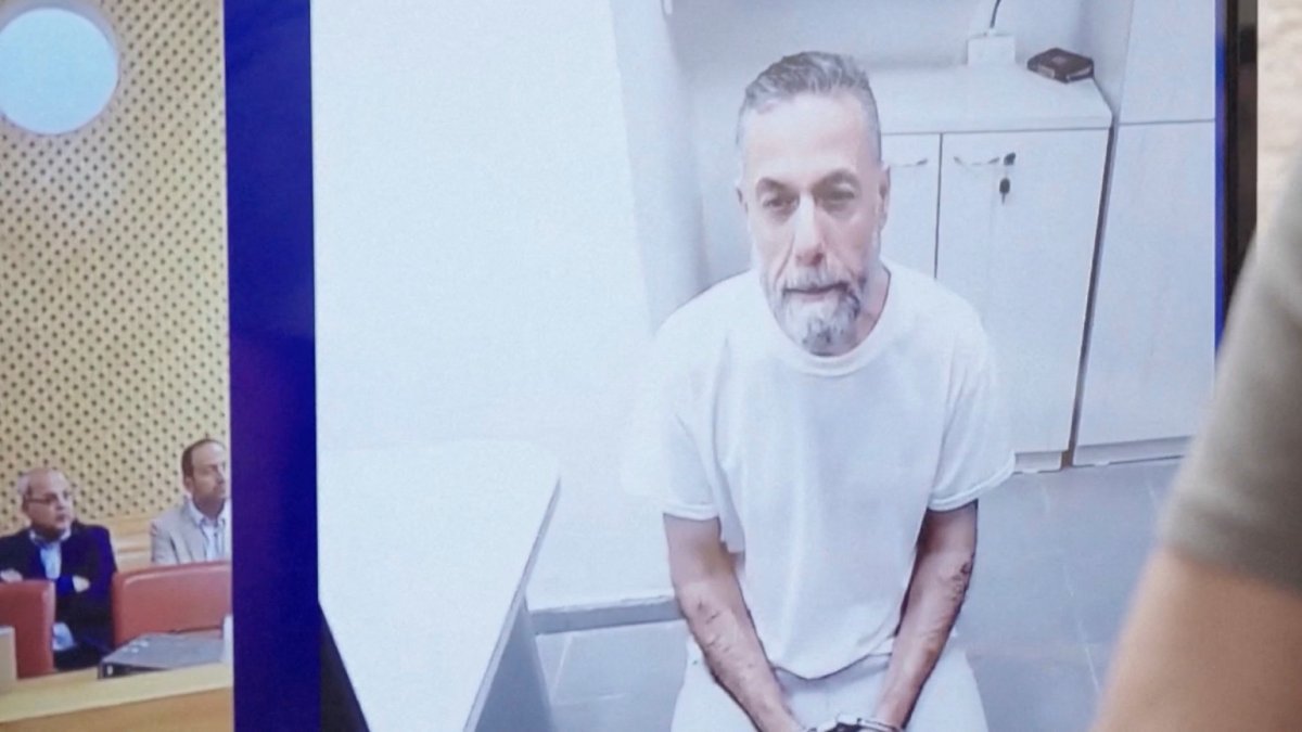 Dr. Hussam Abu Safiya appearing via video link at the Israeli Supreme Court, June 10, 2026