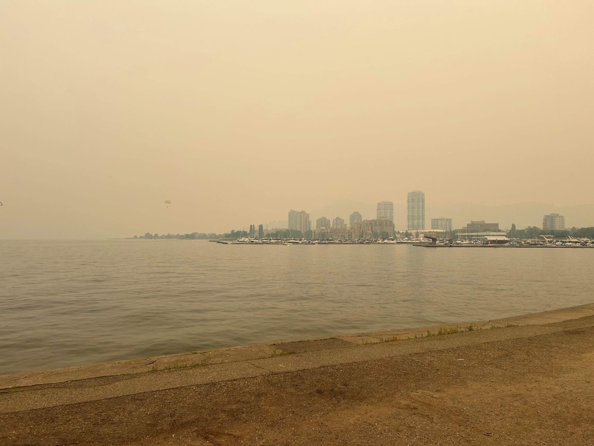 Smoke over Kelowna