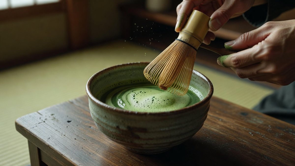 Comparison chart of Japanese and Chinese matcha production trends