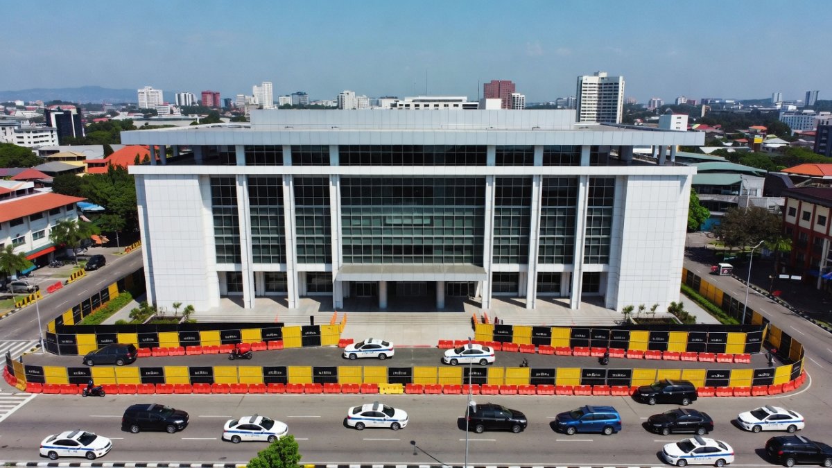 Senate building in Pasay City where the impeachment trial of Vice President Sara Duterte is being held