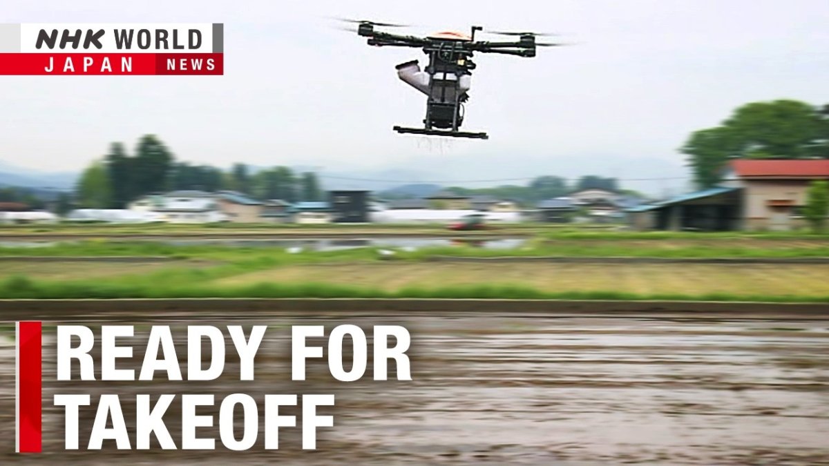 Japan's Autonomous Rice-Planting Drone Advances Smart Agriculture