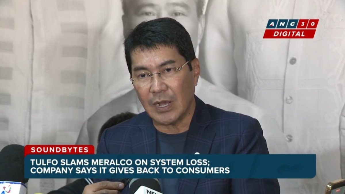 Senator Erwin Tulfo filing a bill to eliminate the system loss charge at the Senate in Pasay City
