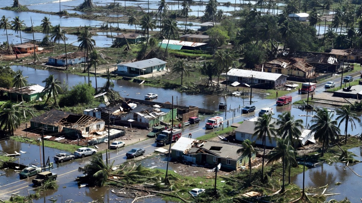 Super Typhoon Bavi Devastates Rota, Northern Mariana Islands