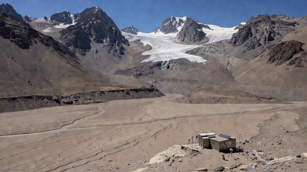 Chilean Andes glacier retreat drought