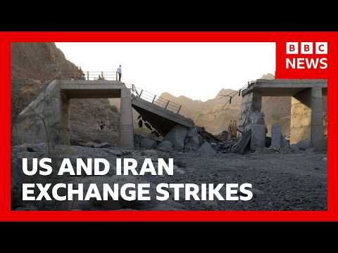 BBC News report on US-Iran strikes