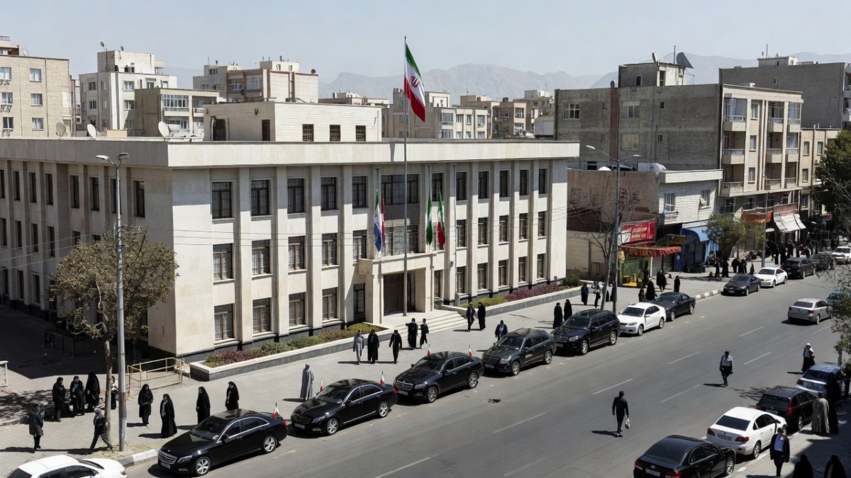 Government district in Tehran as diplomatic talks continue