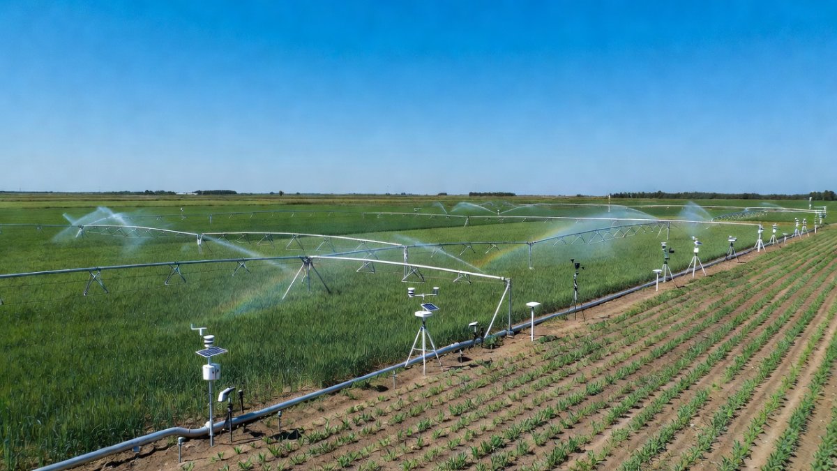 Young American visitors touring a smart agriculture facility in Zouping, Shandong Province