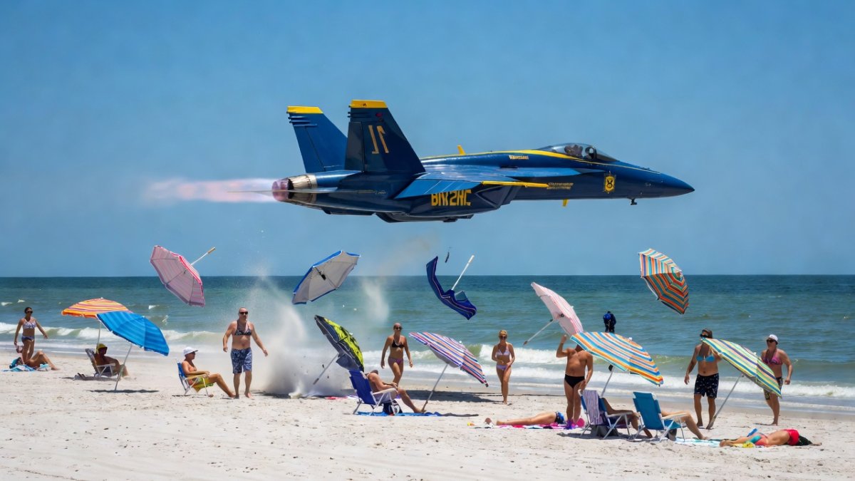 Blue Angels Jet Pensacola Beach Flyover: Hegseth Blocks Safety Probe, Third Time in 2026