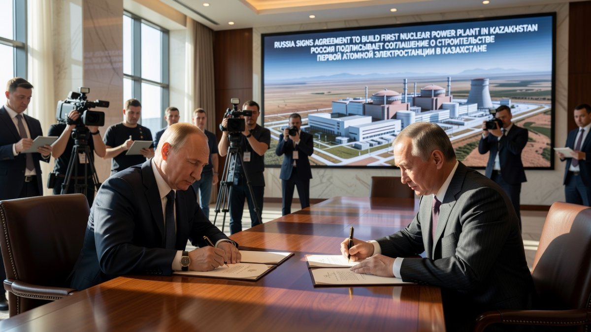 Russia Signs Agreement to Build First Nuclear Power Plant in Kazakhstan