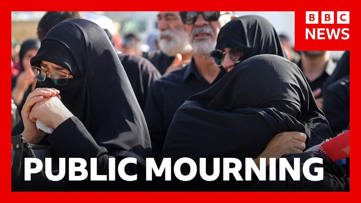 Ayatollah Ali Khamenei's funeral ceremony at the Grand Mosalla in Tehran