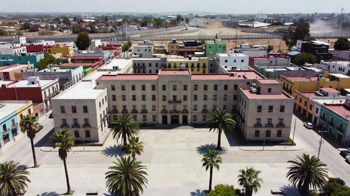 Mexican government building complex in Mexico City