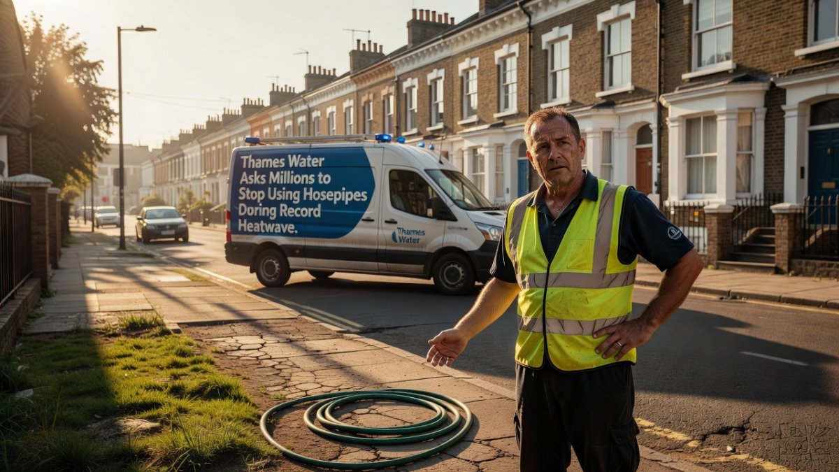 Thames Water Asks Millions to Stop Using Hosepipes During Record Heatwave