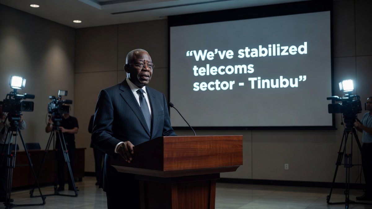 We’ve stabilized telecoms sector -Tinubu