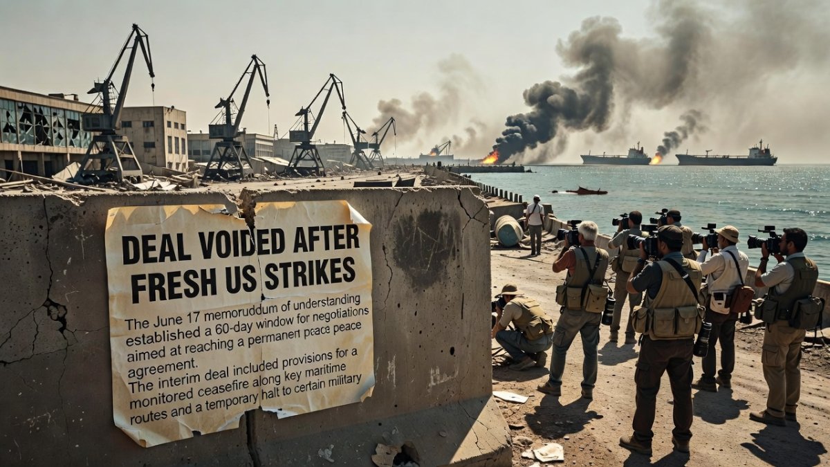 Iran-US Conflict: Peace Deal Collapses Amid Strikes on Gulf