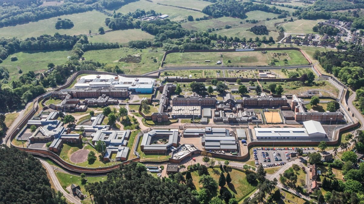 Broadmoor Hospital, the high-security psychiatric hospital in Crowthorne, Berkshire