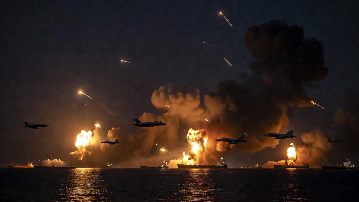 US Strikes Escalate in Iran as Battle for Strait of Hormuz Intensifies